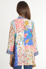 Mixed Print Kimono - Petite - Floral Multi