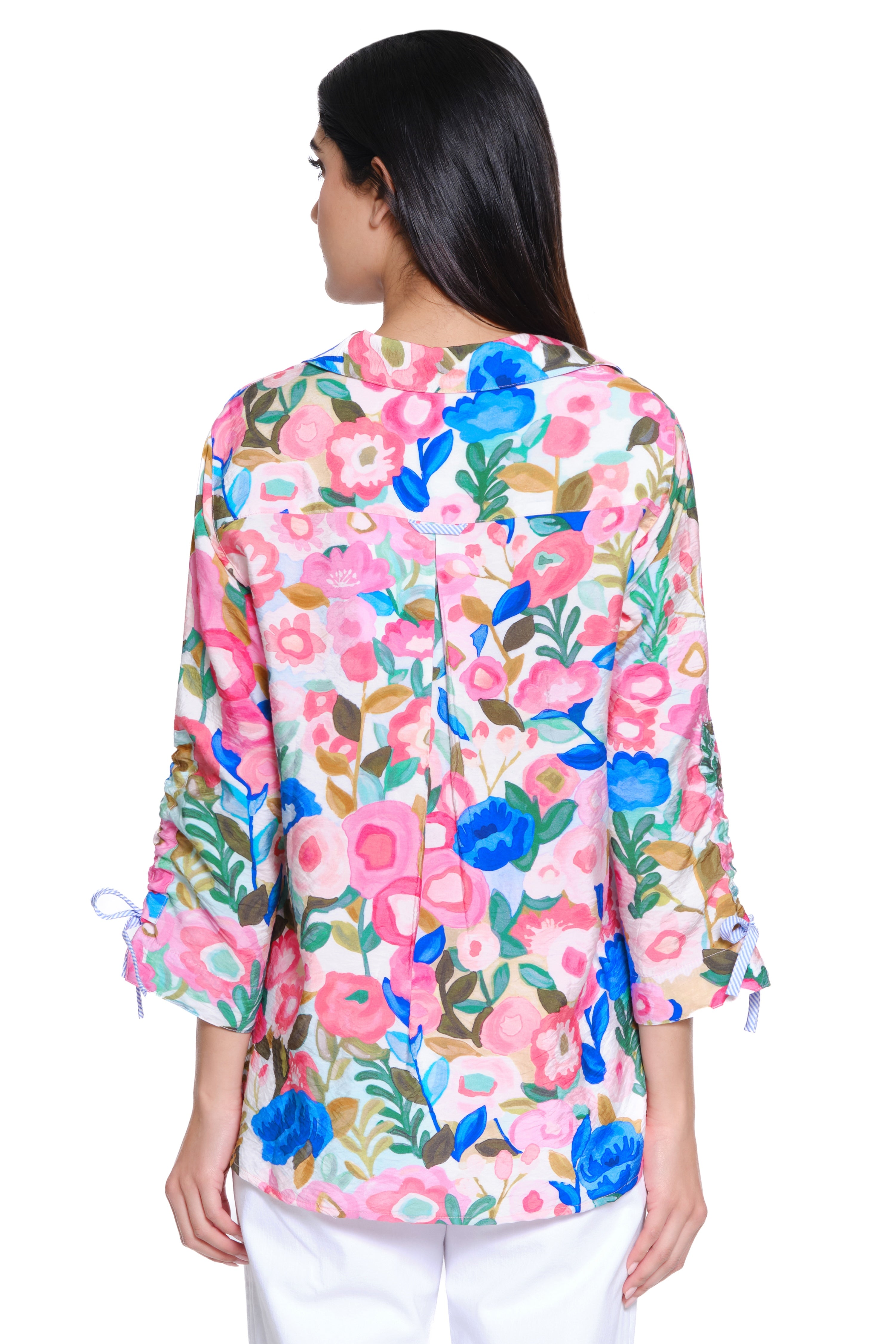 Floral Print Tunic - Petite - Pink Floral