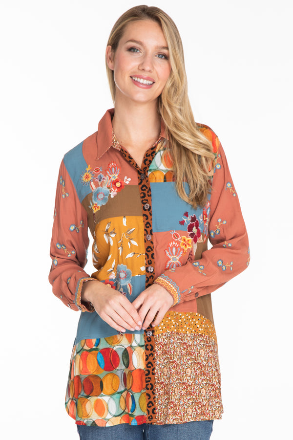Multi Patched Tunic - Multi