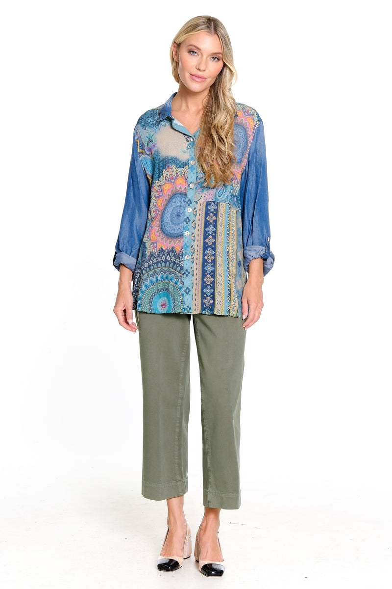 Straight Leg Pant - Sage