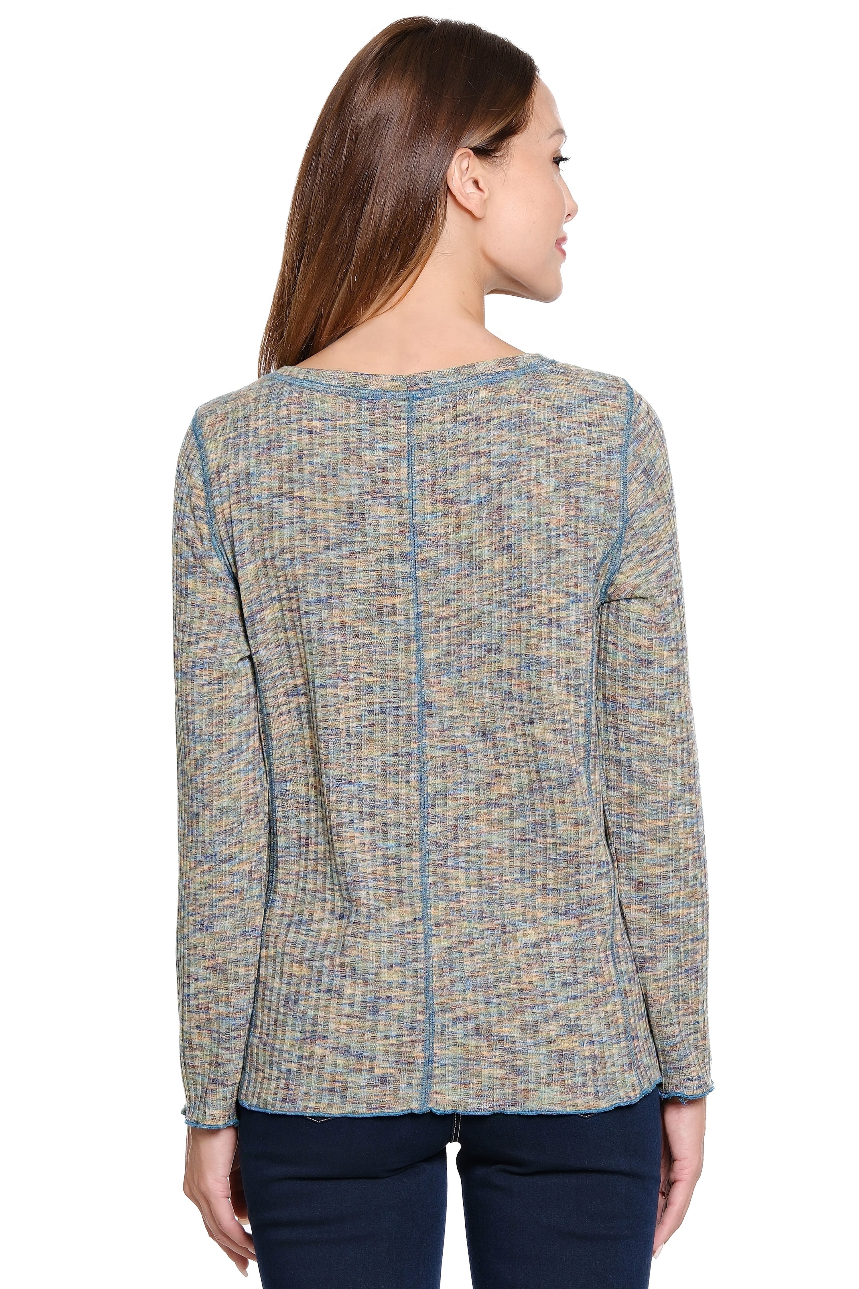 Space Dye Knit Top - Multi